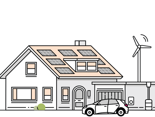 Huis Met Zonnepanelen En Windmolen 1920 X 1080 Lot Hypotheken